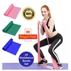1.5m Therabnad Resistance Band Set Exercise Fitness Physio Yoga Stretchy Band UK