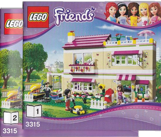 Lego Friends 3315- La Villa d'Olivia - Lego