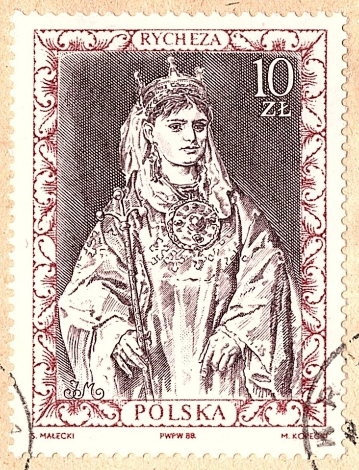 POLAND 1989 BEAUTIFUL COVER SENT TO AMMAN JORDAN FIVE MIXED STAMPS HARD TO GET - Image 3 of 4