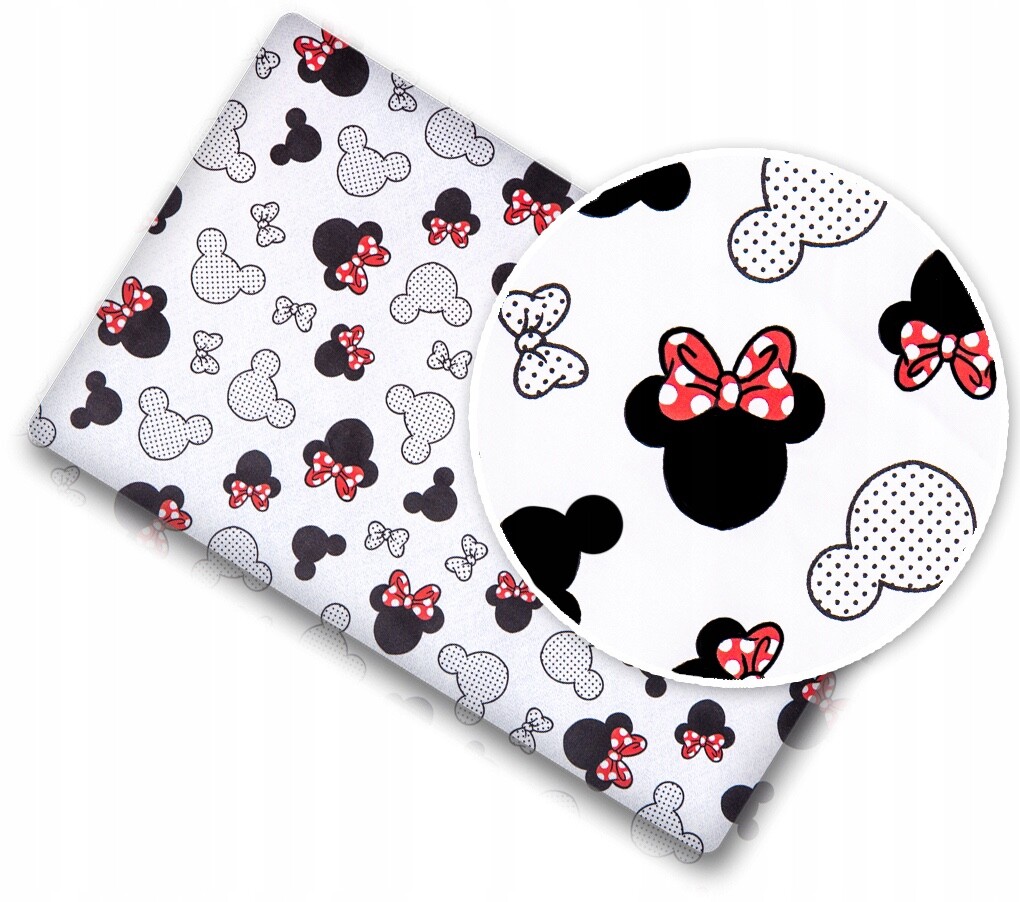 Lenzuolo con angoli 120x60 cm 100% cotone per culla topolino