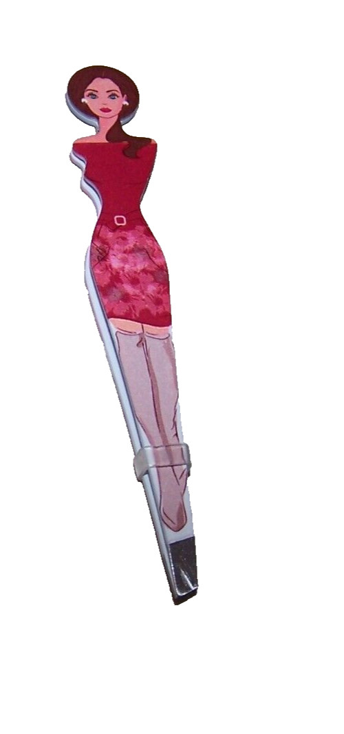 LOT OF 2 LADY TWEEZERS BY BEAUTY SECRETS  SLANTED TIP