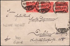 Deutsche Reich  Brief mit Stempel DRESDEN -+Sk116