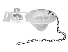 Toilet FLaPPer for Commode clear vinyl co-polymer Sioux Chief tomahawk 490-10110