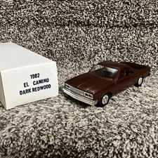 1982 CHEVROLET EL CAMINO  PROMO MODEL Dark Redwood  NEW IN BOX