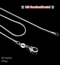 925er Sterling Silber Schlangenketten 40-76cm 1,2mm Für Frauen Männer Neu Kinder