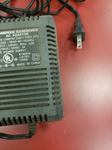 CAMBRIDGE SOUNDWORKS TEAD-66-153000U ADAPTADOR AC 15VDC - Imagen 2 de 3
