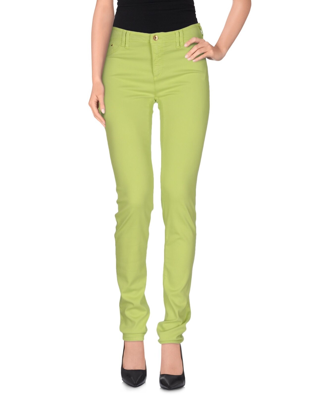 New AJ Armani Jeans skinny fit jeans, Lime green  W26 RRP £225 image 2