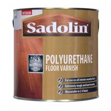 Sadolin Polyurethane Quick Drying Extreme Hardness Floor Varnish Gloss / Satin