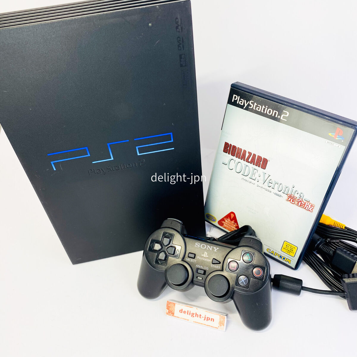 SONY PS2 PlayStation2 SCPH-50000 CONSOLE BLACK CONTROLLER AV SONY PS2 PlayStation2 SCPH-50000 CONSOLE BLACK CONTROLLER AV