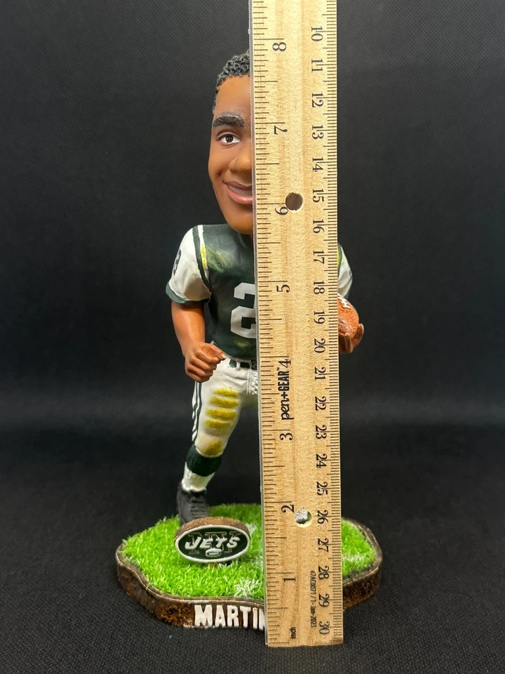 Curtis Martin Leyendas del Campo Bobblehead Forever Coleccionable 5000 Jets RARO Foto 3 de 4