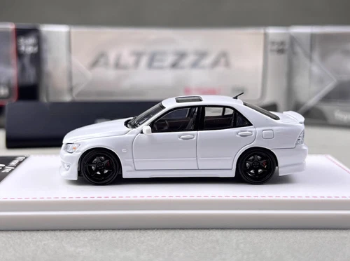 Coche de metal fundido a presión modelo deportivo FH 1:64 blanco Altezza RS200 SXE10 - Imagen 6 de 12