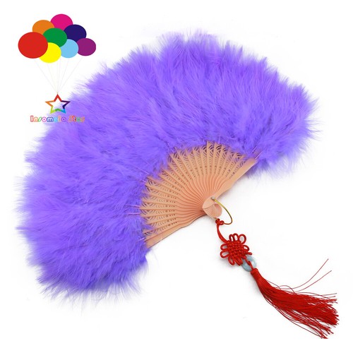 High quality Turkey big feather fan for women Holding Dance Props Party Wedding - Picture 19 of 27