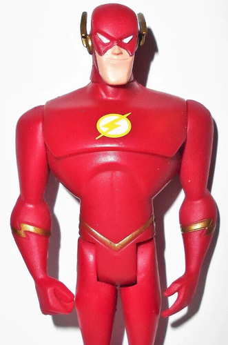 Justice league unlimited THE FLASH wally west GOLD TRIM boots dc universe comple