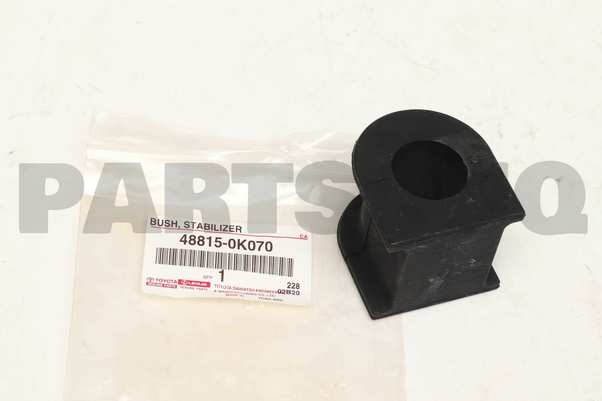 488150K070 Genuine Toyota BUSH, FRONT STABILIZER BAR, NO.1 48815
