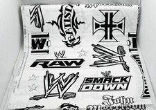 WWE WWF Wrestling Fabric John Cena RAW Smack Down Batista DIY Cotton BTY
