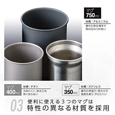 SOTO SOD-521 Thermostack Combo Cooker Cooking Mug Outdoor