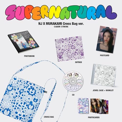 Newjeans - Supernatural Nj X Murakami (cross Bag Version) (cd + Postcard + P ...