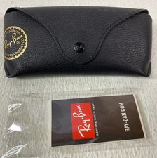 RAY-BAN Sunglasses Glass BLK Luxottica Case VIntage