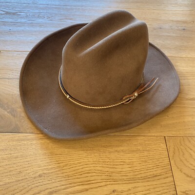 Chapeau de cow-girl noir vintage pour femmes, chapeau Bailey fabriqué