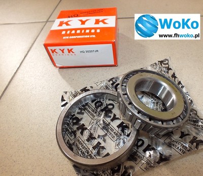 Tapered roller bearing 30207 KYK JAPAN dimension 35x72x18.25 free