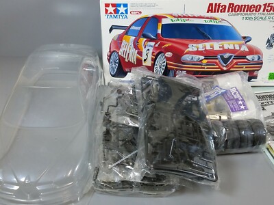 Rare New Open Box Tamiya 58245 1/10 R/C Alfa Romeo 156 Racing Kit