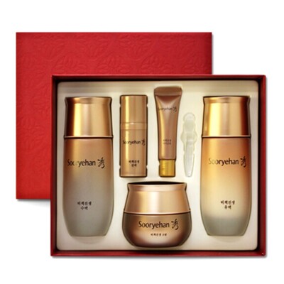Sooryehan Bicheck Ginseng 3-teiliges Set: Koreanische pflanzliche Anti-Falten...