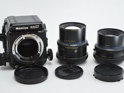 Mamiya RZ67 ProII Sekor Z 90mm 180mm W Lens 120 FB EXC Import