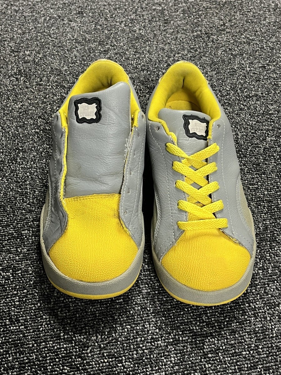 ICE CREAM Reebok BBC Boardflip 2 Size 4.5 Yellow Gray Leather