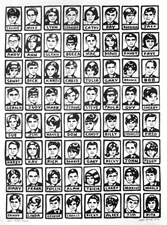 18 x 24 Pen Drawing 1967 TEXAS Yearbook FOLK portraits Outsider Art JEFF ZENICK