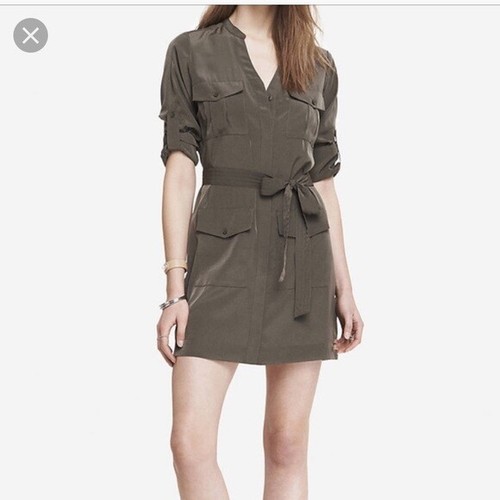 express button down dress
