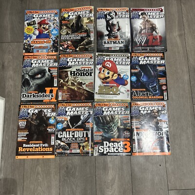 Games Master Magazine Bundle x12 Issues 241-253  Retro Collectable