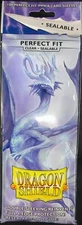 New Dragon Shield AT13201 Sealable Inner Sleeves -  Clear 100 Count Free Ship