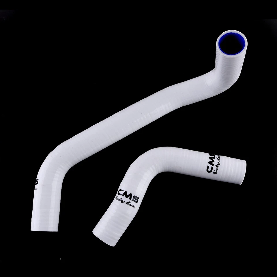 White For 97-02 Mitsubishi Mirage Colt Virage 1.8 4G93 MT Silicone Radiator Hose - Imagem 2 de 4