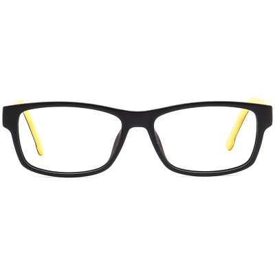 Lacoste Eyeglasses L2707 002 Matte Black on Yellow Square  display picture 2