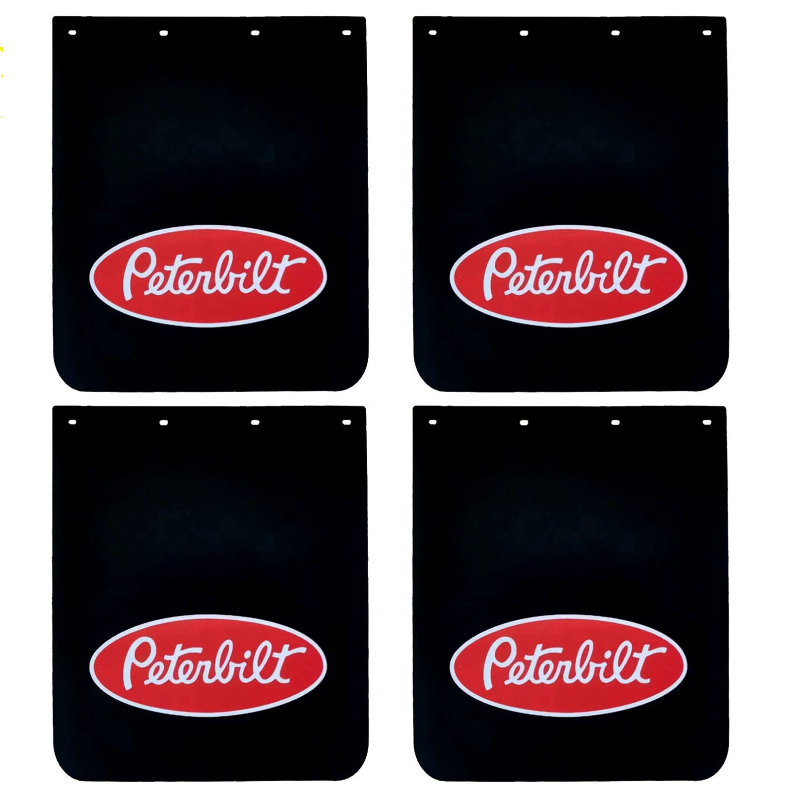 4PCS Heavy Duty 24x30 Semi Truck Mud Flaps Anti-Splash Mudguards Trailer-image