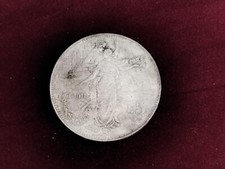 MONETA ARGENTO CINQUANTENARIO 5 LIRE 1861-1911 VITTORIO EMANUELE III FALSO EPOCA