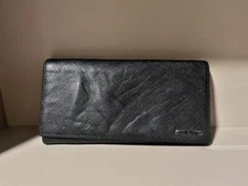 Diesel Men Long Genuine leather Black Wallet Luxury Slim Classic Stylish Style