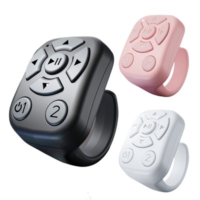 Tiktok Remote Ring Auto Camera Shutter Smart Page Turner Bluetooth Scrollen