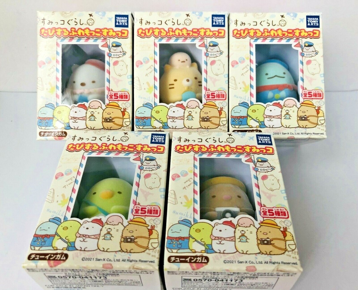 Sumikko Gurashi Flocked Vinyl Figure Sumikko Travelers 5 Pcs
