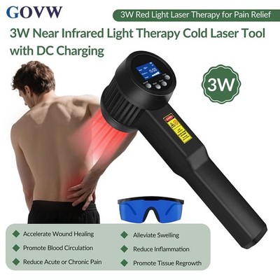 Handheld Cold Laser Therapy Device LLLT 650nm 808nm for Pain Relief for Home Use