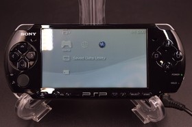Sony PSP-3000 Piano Black Handheld Console Region Free Tested Good Condition