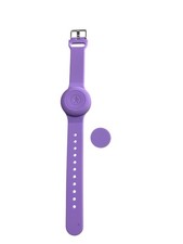 Waterproof Air Tag Bracelet Holder Kids Purple Wristband Silicone