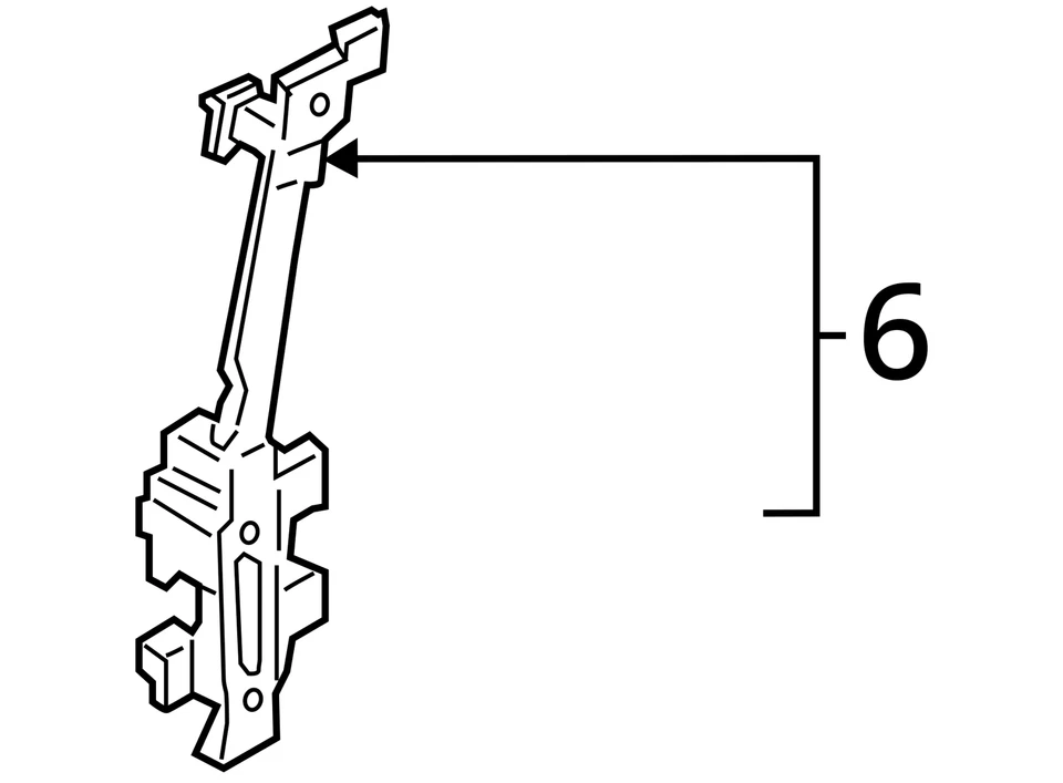 Front Door Regulator FORD ECOSPORT Left 18 19 20 21 22 Foto 4 de 4