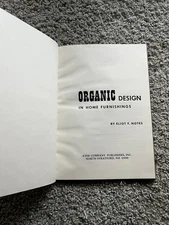 Eliot Noyes ORGANIC DESIGN IN HOME FURNISHINGS catalog