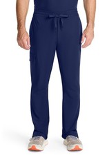 Healing Hands Scrub Men Zip Fly Drawstring Pant HH154 NAVN Navy Free Ship