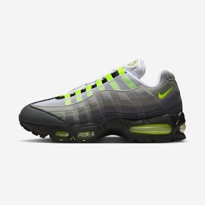 NIKE AirMax95 OG BigBubble Neon 28.5cm新品 Nike Air Max 95 OG 'Big Bubble - Neon' Breathable Comfort Men's