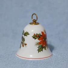 mech. Spieluhr White Christmas Köntiz Porzellanglocke Höhe Weihnachten Thüringen