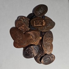 25 Random Lot Of Disney Theme Parks and Characters Souvenir Pressed Penny Lot 3