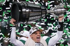 2025 Saskatchewan Roughriders CFL Grey Cup Football & West Final 2 Game USB Set