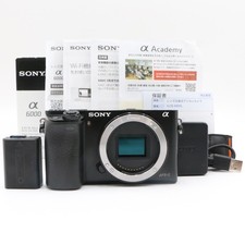 Sony Alpha a6000 ILCE-6000 Mirrorless Black Shutter Count 15707 [Mint]